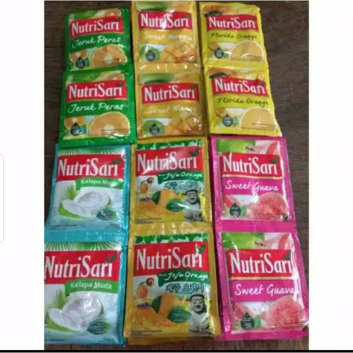 

Nutrisari aneka rasa 10x14gr | nutrisari 1 renteng aneka rasa | nutrisari 1 renceng 10 pcs