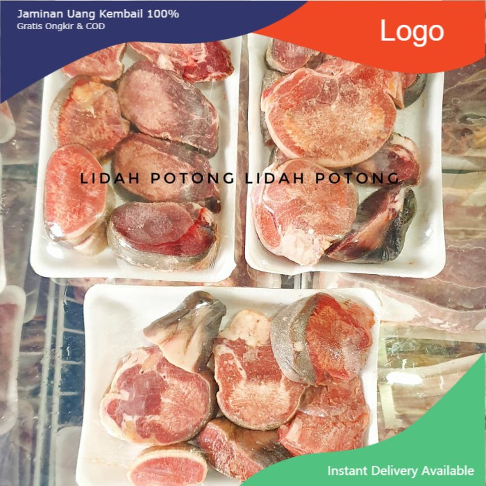 

LIDAH SAPI POTONG / LIDAH SAPI SWIS CUT 500GR