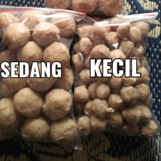 

Bakso sapi sehat sedang homemade