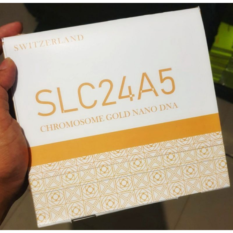 NEW SLC24A5 CHOMOSOME GOLD NANO DNA INFUS WHITENING SLC gold chromosome Nano DNA