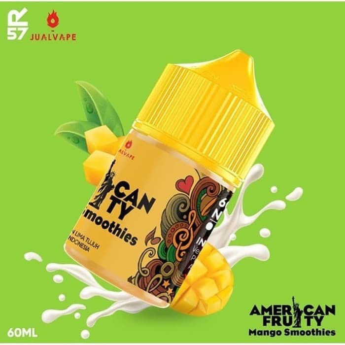 American Fruity Mango Smoothies 60ML by Hero57 x Jual Vape Liquid