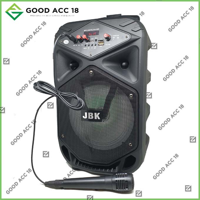 SPEAKER BLUETOOTH EXTRABASS KOPER TIPE JBK-0810 BONUS MIC