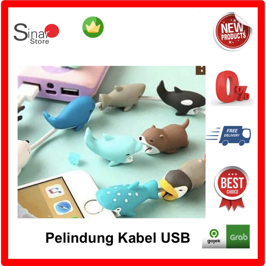 Pelindung Kabel Data Handphone HP Cable Protector Charger  Handphone HP Laptop Animal Bite