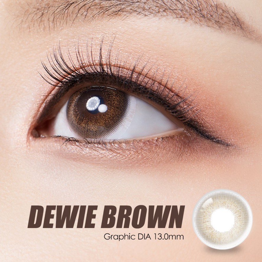 LENSBYSEOUL Olola Dewie - Brown Korea Natural Contact Softlens