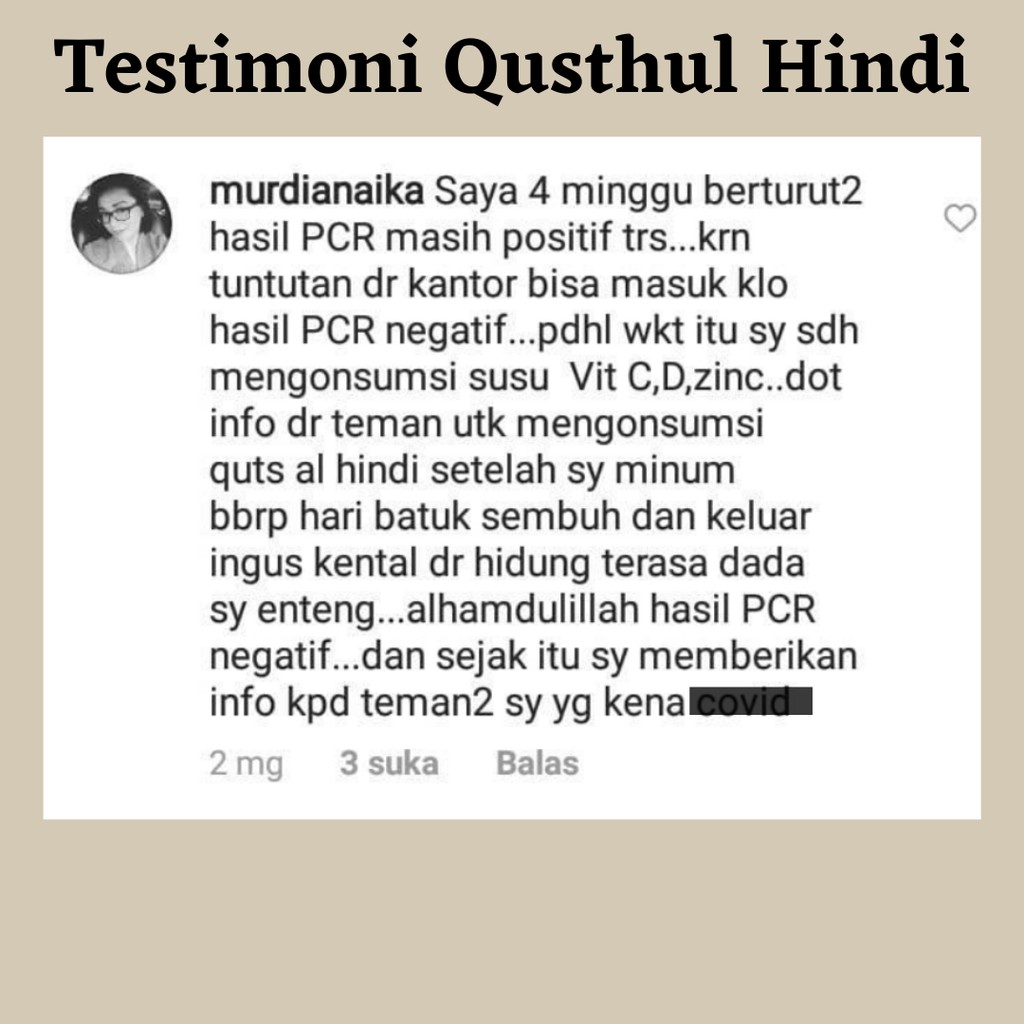 Qusthul Hindi Marwani Qust Al- Hindi Qist Hindi Menangkal Virus dan Racun 50 gr Anti COVID