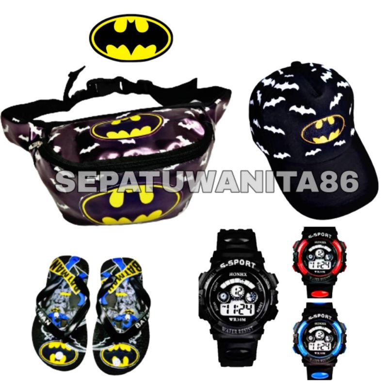 Tas Selempang  Waistbag Anak Laki Laki BATMEN SUPER HERO