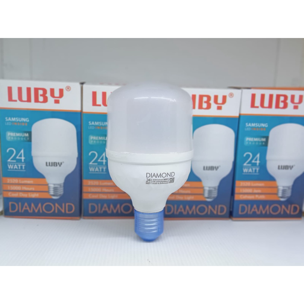 Lampu Led Capsule Luby Diamond 24 Watt Cahaya Putih