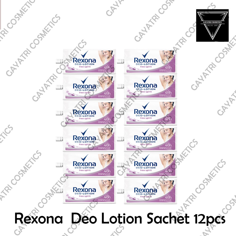 Deo Lotion Rexona Free Spirit   Isi 12  Pcs