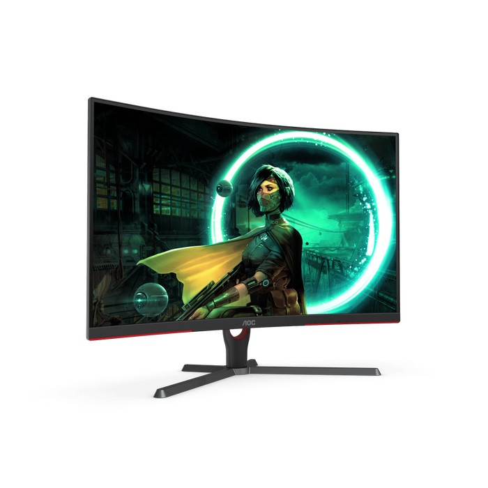 LED Monitor AOC CQ32G3SE 31.5 Curved 165Hz QHD HDMI DP - Q32G3SE/70