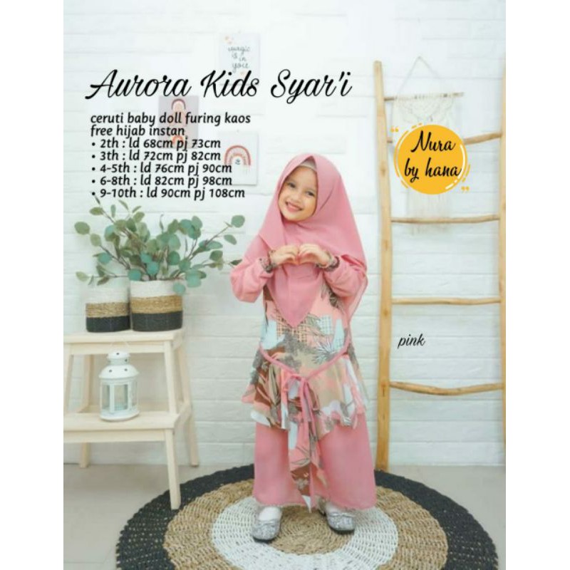 Aurora Kids Syar'i by Hana