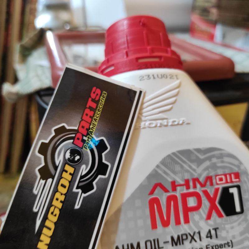 AHM Oil MPX1 1 Liter 10W-30 SL JASO MA Original Asli Honda
