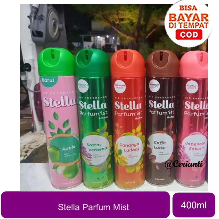 [LUAR PULAU WAJIB KARGO] [AROMA JERUK SUNKIST] [400ML] [BPOM] Stella Orange Jeruk 400 ml_Cerianti