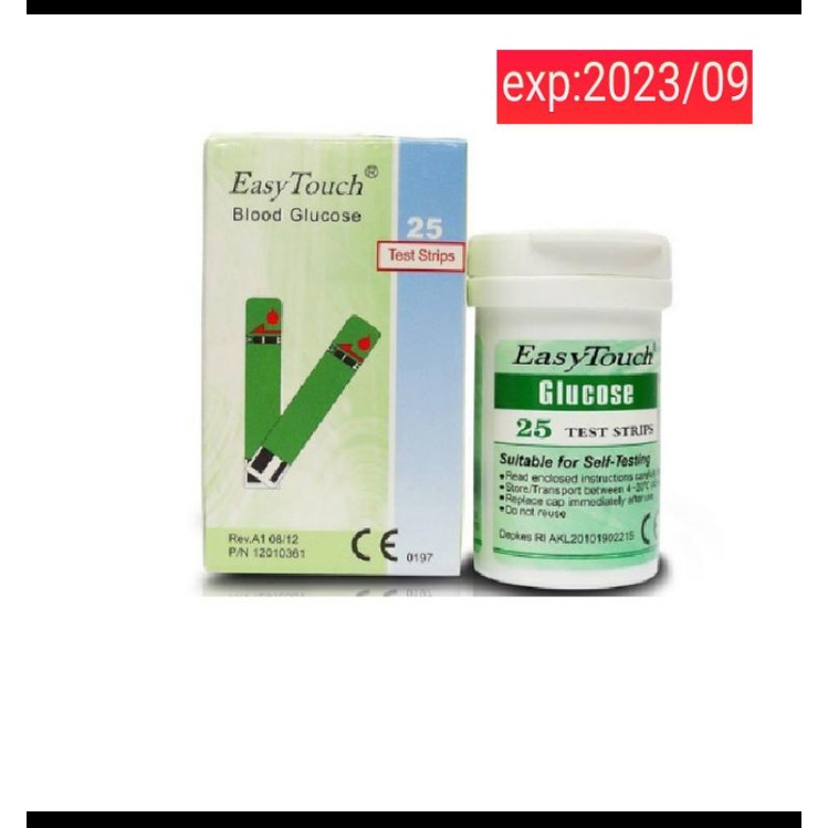 Strip Gula Darah EASY TOUCH - EasyTouch Blood Glucose - Refill Gula Darah - Stik Gula Darah