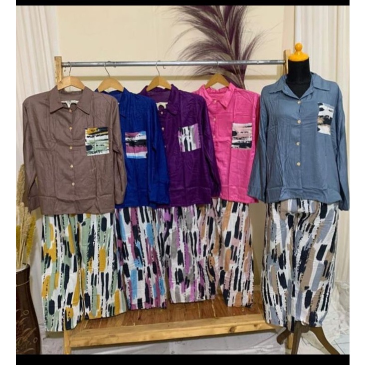 Baju tidur piyama wanita dewasa / PIYAMA WANITA KEKINIAN / BAJU TIDUR WANITA LENGAN PANJANG