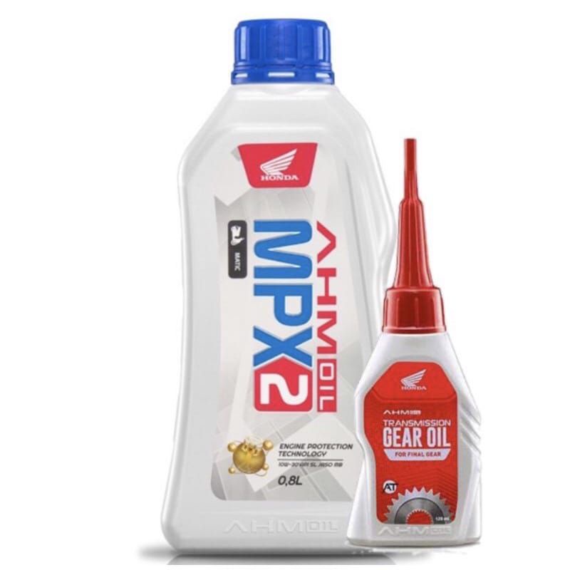 Paket Oli MPX 2 800 ml Oil Matic dan Oli Gardan 120ml