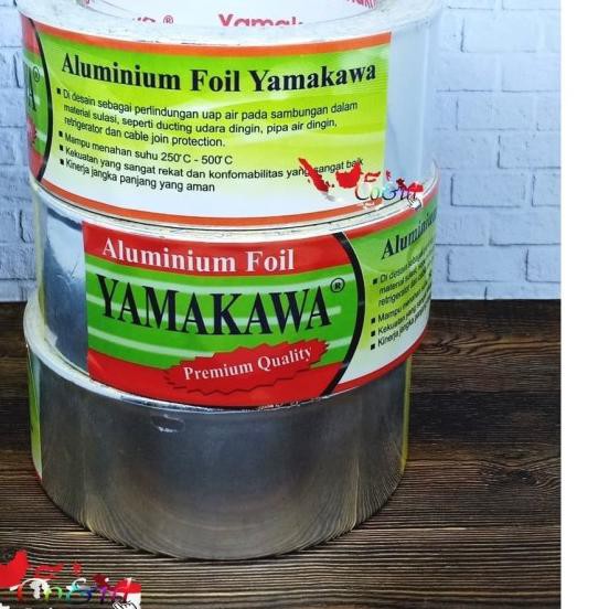 

♪ ISOLASI ALUMUNIUM FOIL Yamakawa / Tape Lakban Solasi TAHAN PANAS ♨