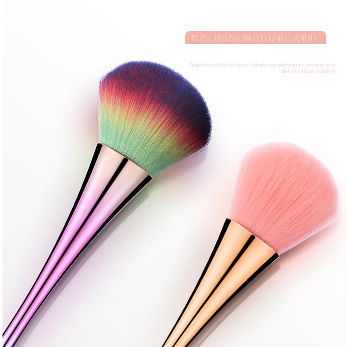 Kuas Make Up Besar Gradasi High Quality Brush Blush On Mermaid Cantik Aneka Warna Korean Kuas Kosmetik Halus