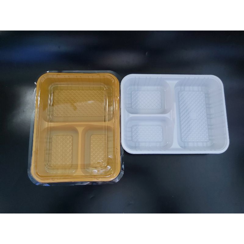 MIKA BENTO PLASTIK 3 SEKAT 223