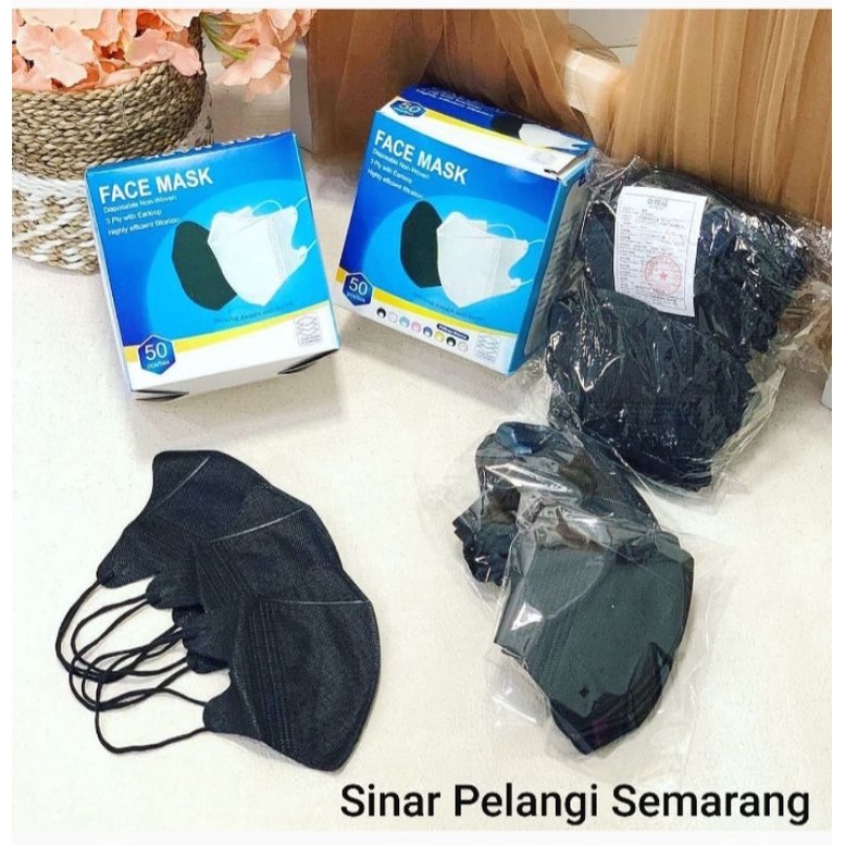 MASKER Non Medis DUCKBILL HITAM , MASKER DUCKBILL PUTIH