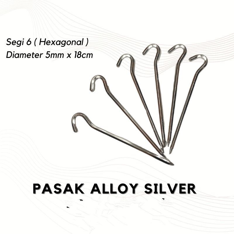 Jual Pasak Aloy Pasak Tenda Alumunium Pasak Flysheet Alloy Shopee