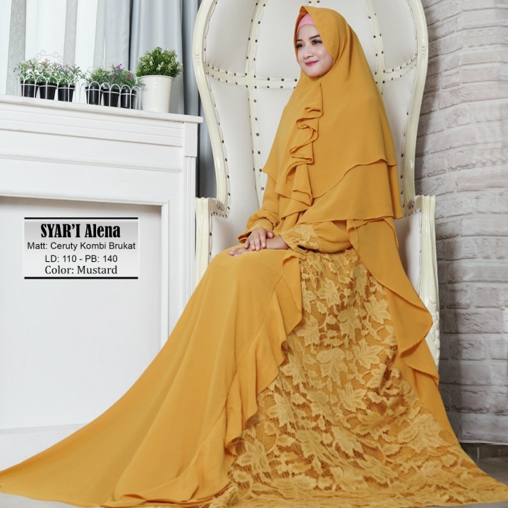 Baju Gamis Syari Alena kubus tashi.311 CB