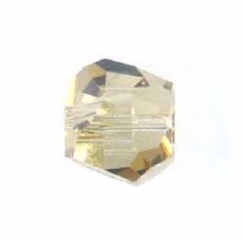 CRYSTAL SWAROVSKI ORIGINAL BEAD 5603 4 mm GOLDEN SHADOW