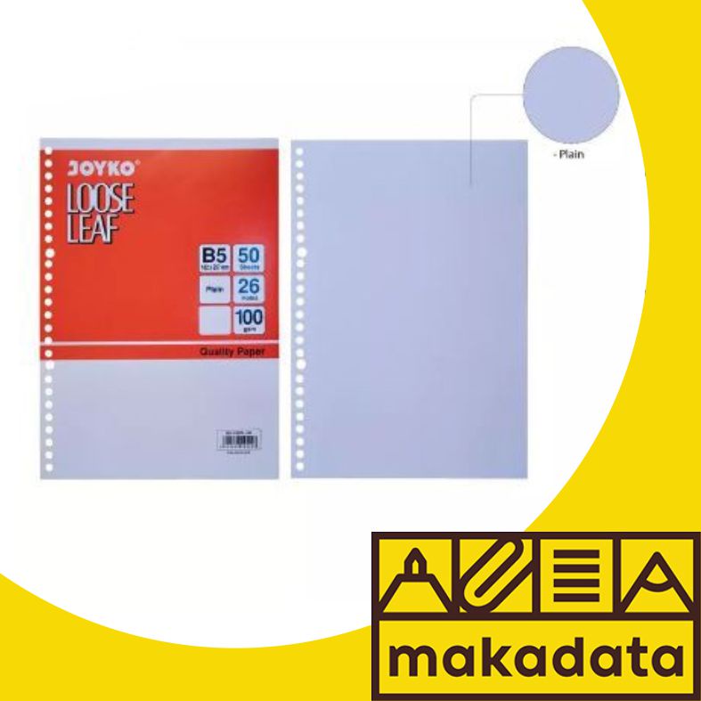 LOOSE LEAF / KERTAS BINDER  A5-50 POLOS JOYKO MURAH