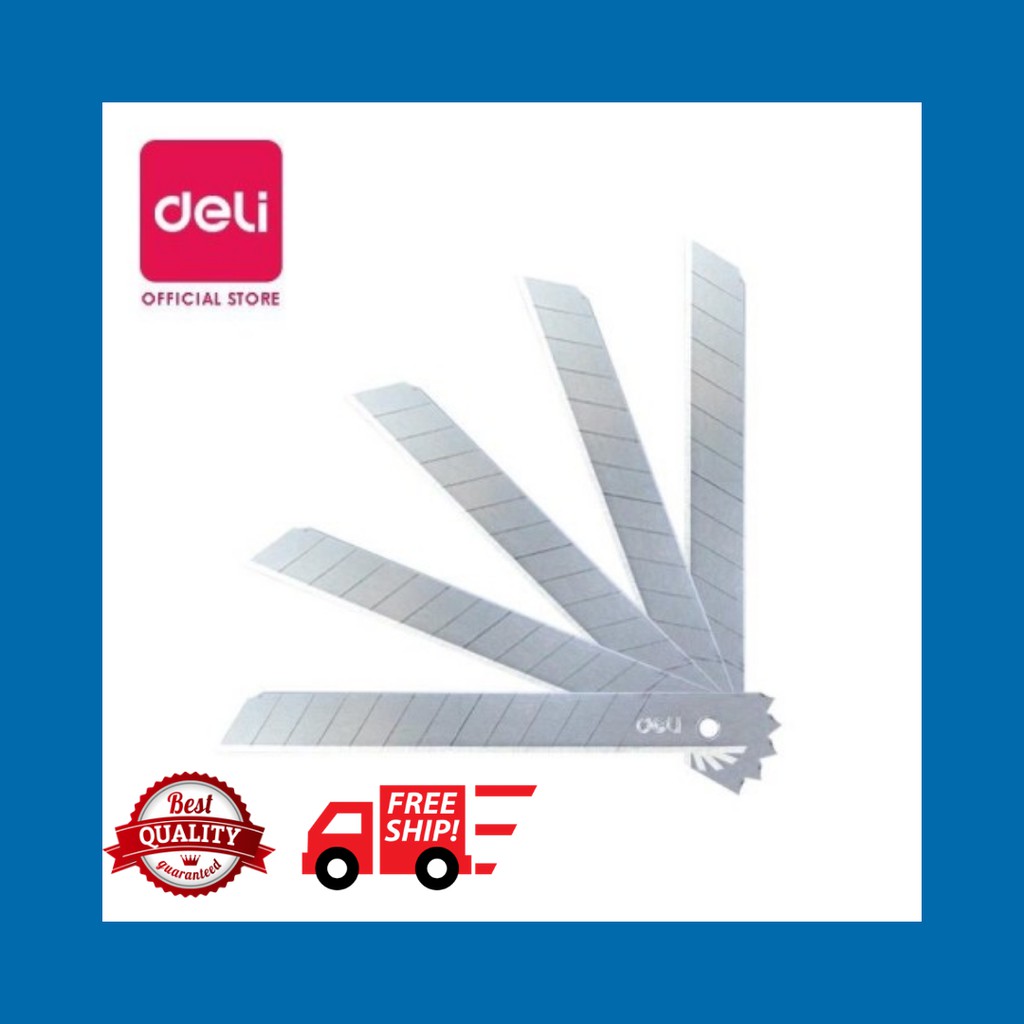 

DELI W40651 Cutting Blade Isi ulang cutter isi cutter anti karat per 1 tube