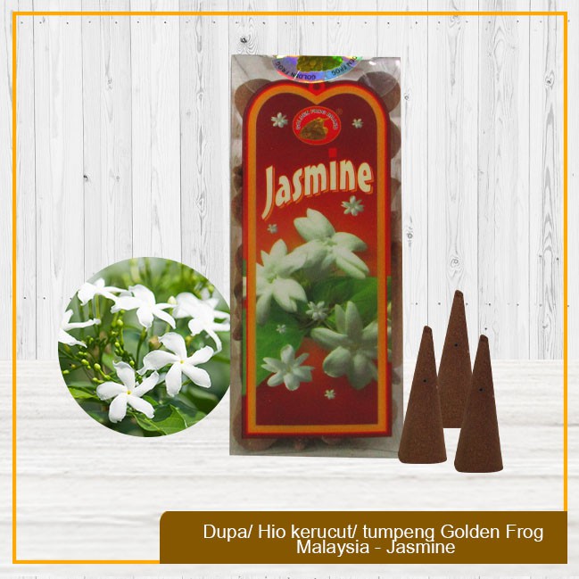 Dupa Hio Wangi Buhur Kerucut Golden Frog Malaysia Jasmine