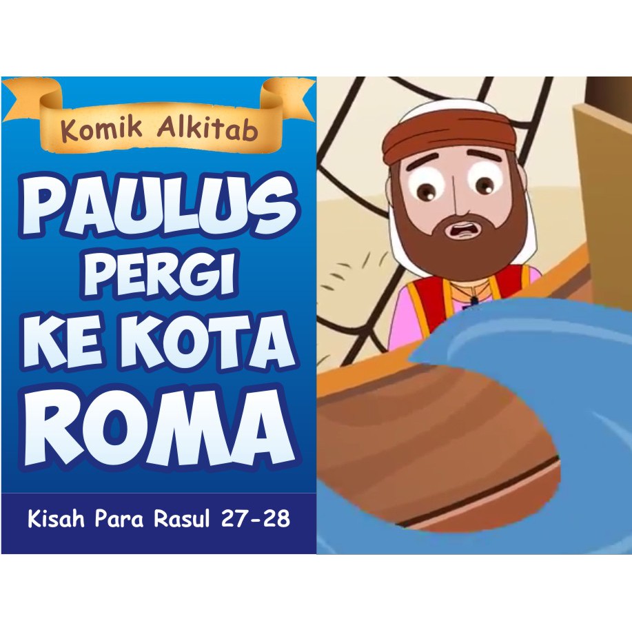 Buku Komik Cerita Alkitab Anak Kristen Sekolah Minggu KELEDAI YANG