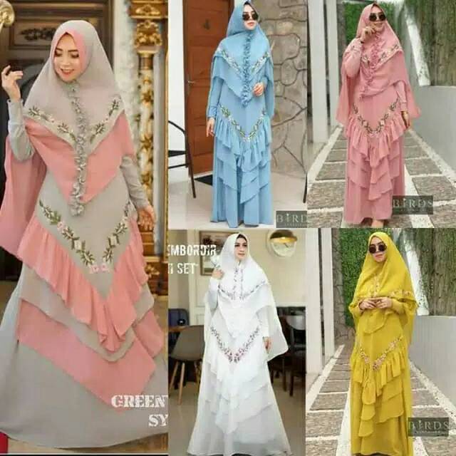 Keyna syari /gamis ratu termurah