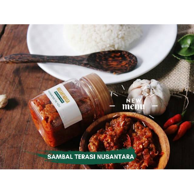 

SAMBAL TERASI BY NUSANTARASA | SAMBAL TERASI 200 GR | SAMBAL TERASI CUP