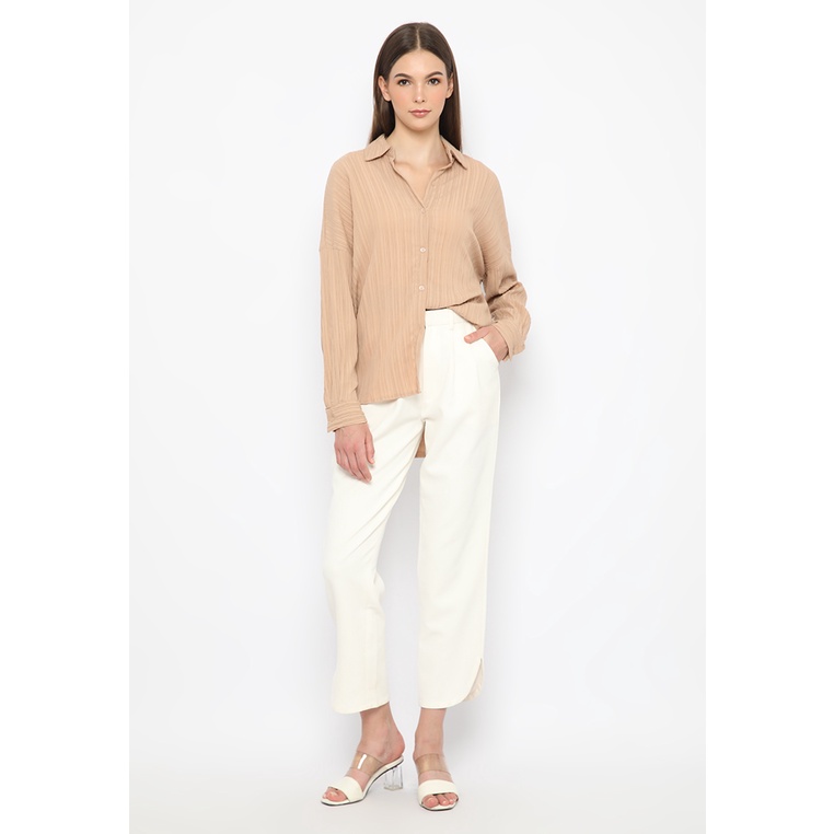 Mannequin Crepe Textured Shirt