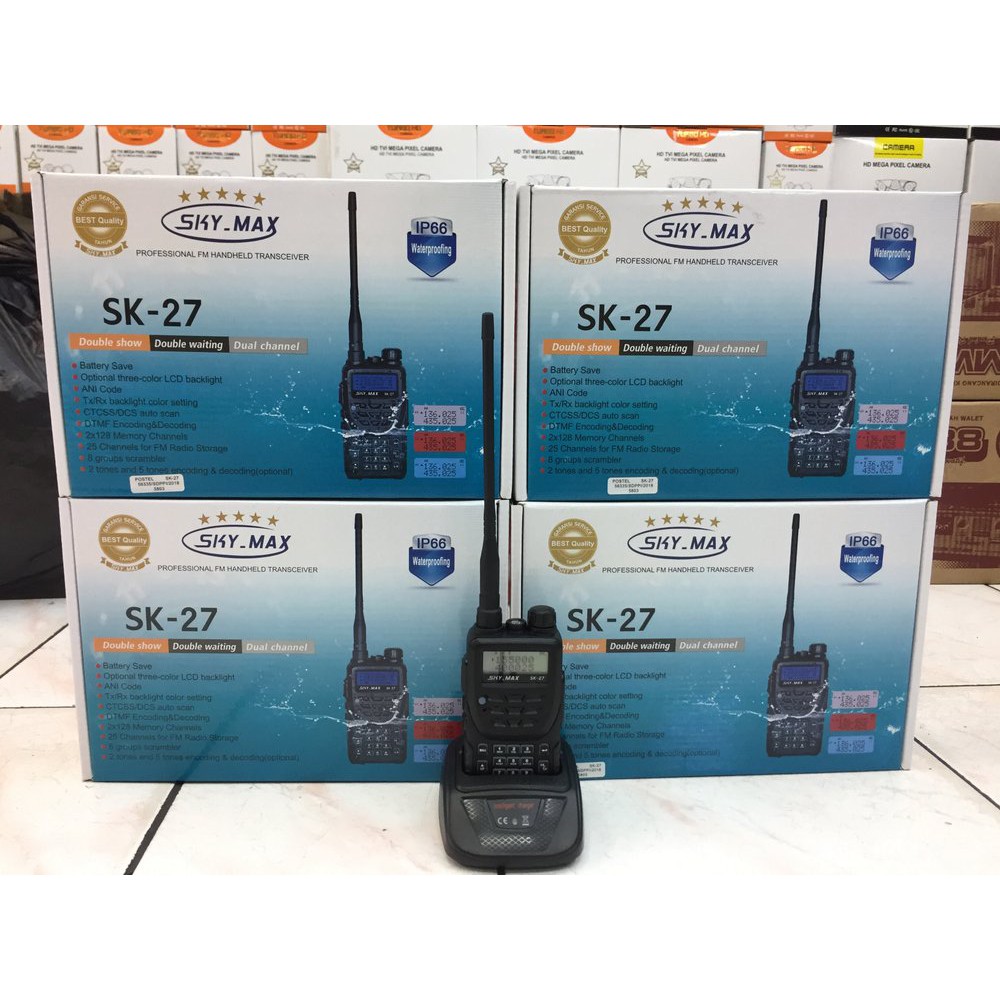 HT SKY MAX SK-27 terbaru dual band suara mantap  lop239