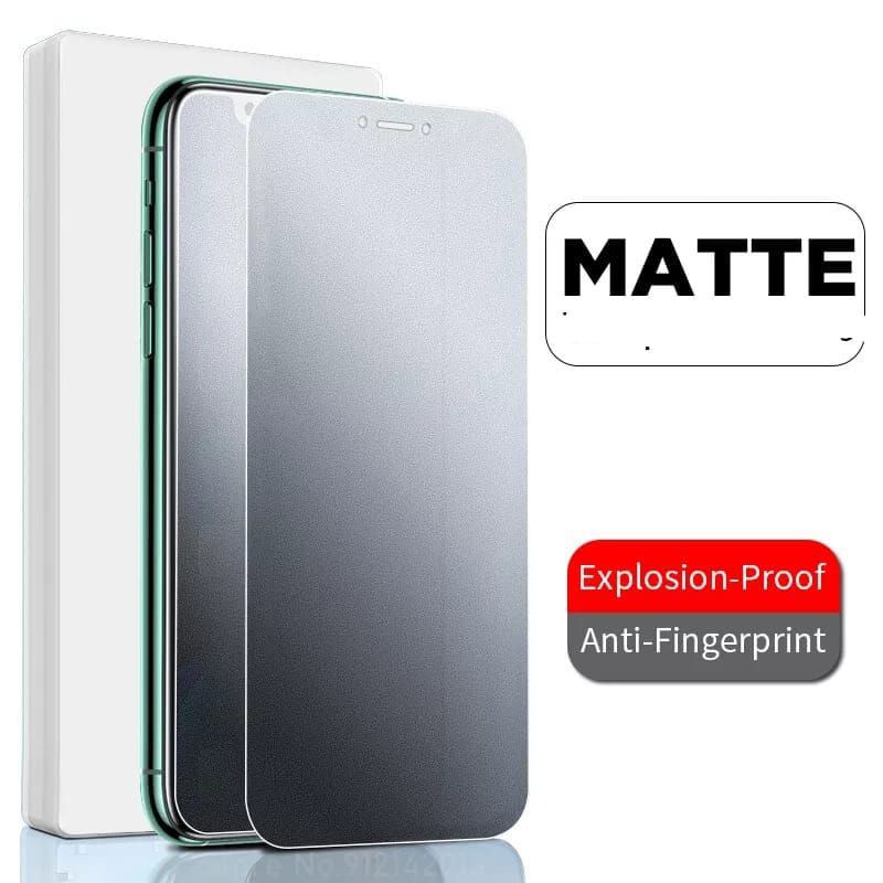 Anti gores iphone 11 ip XR glare hitam doff Full Cover