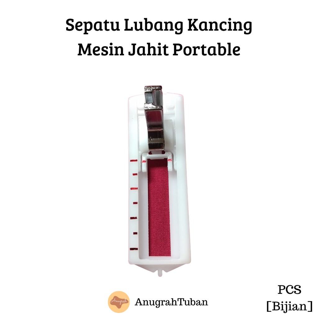 Sepatu Lubang Kancing Mesin Jahit Portable