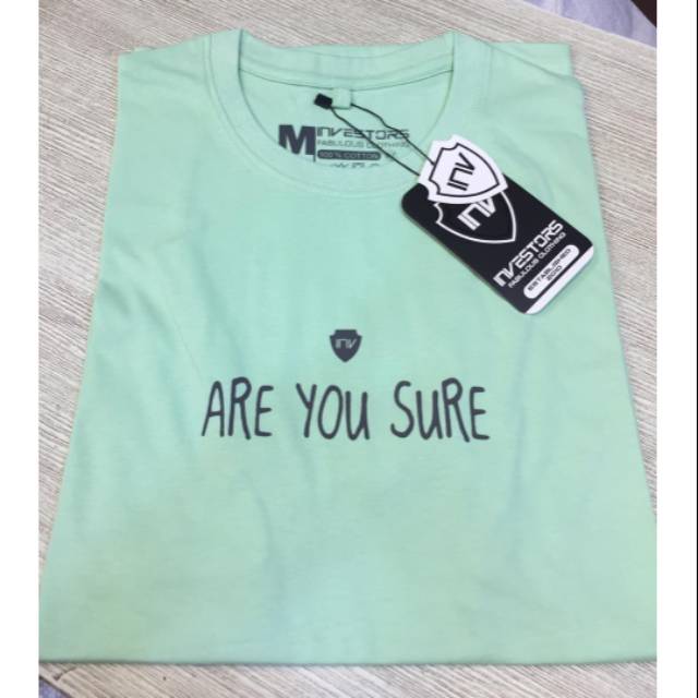 Kaos distro original INVESTORS