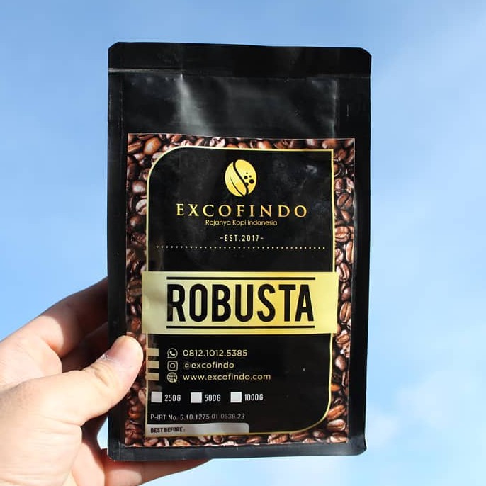 

KOPI ROBUSTA PREMIUM BIJI DAN BUBUK 250 GRAM