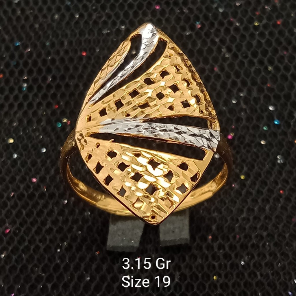 Cincin Emas 17K - 3.15 Kadar 750 - 1677