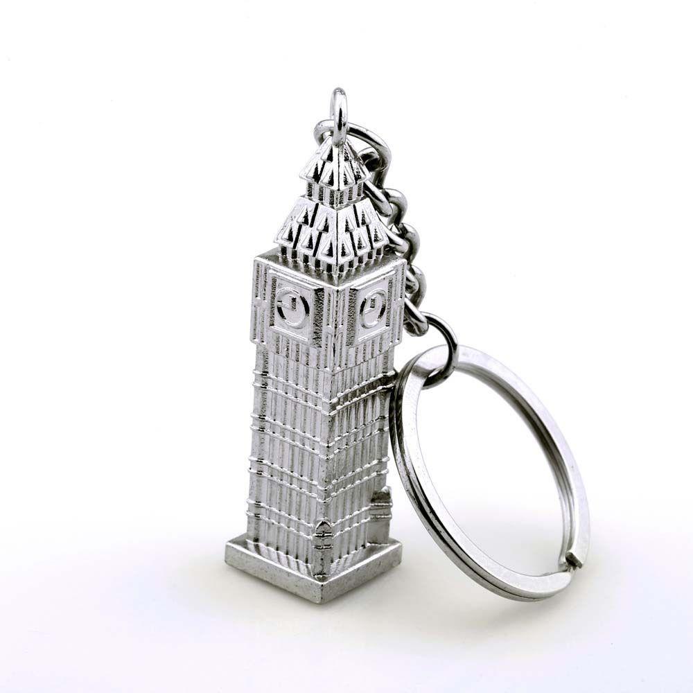 Quinton Gantungan Kunci Festival Fashion Big Ben Jam Pria London Unisex Key Holder