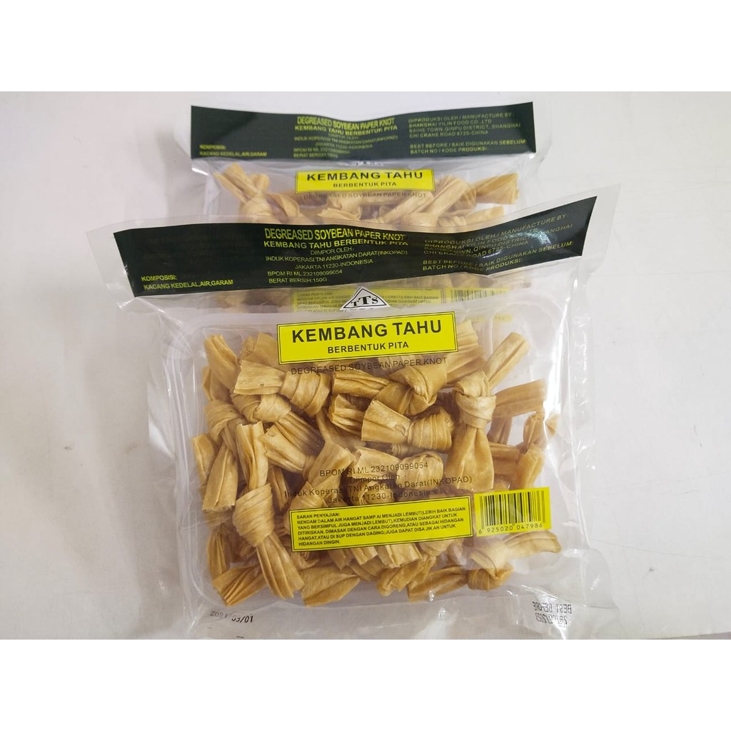 

KEMBANG TAHU BERBENTUK PITA 150GR