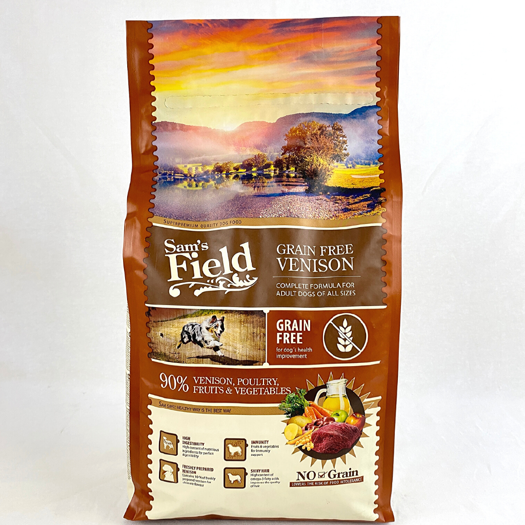 

SAMSFIELD Makanan Anjing Grain Free VENISON 2,5kg