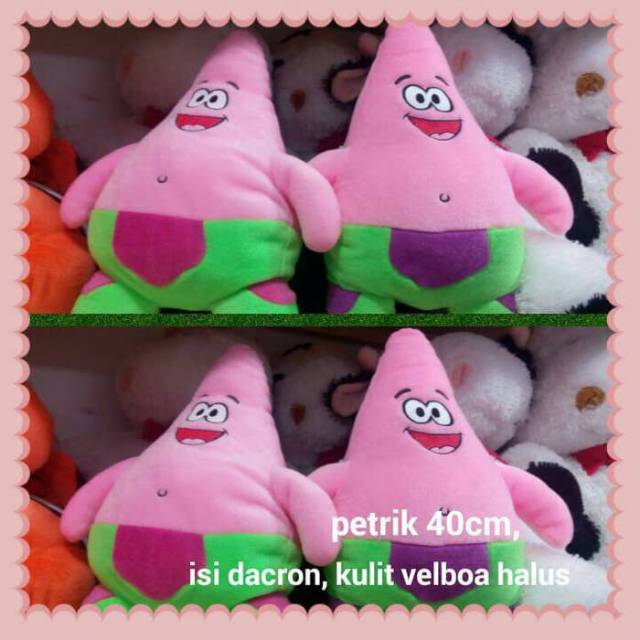 Boneka patrik / boneka patrick / boneka petrik / boneka / patrick / petrik  / patrik / boneka