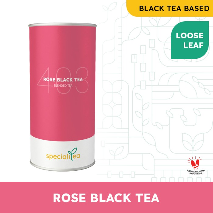 

DISKON - (BISA COD) Rose Black Tea (Blended Tea) - Tanpa Tea Bag