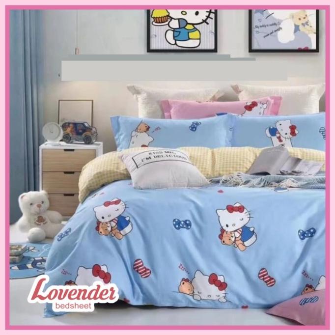 

Premium Product!!! Kain Sprei Katun Jepang "Hello Kitty Pita Pink " - Paling Dicari