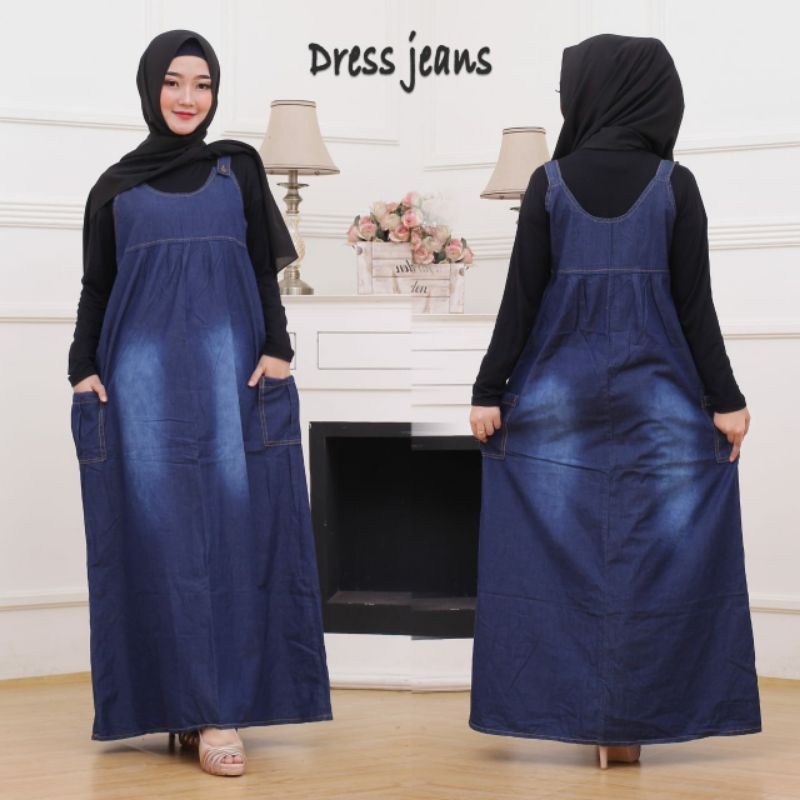 MAXI DRES GAMIS JEANS WASH PREMIUM/Overall Jeans Despa Dres