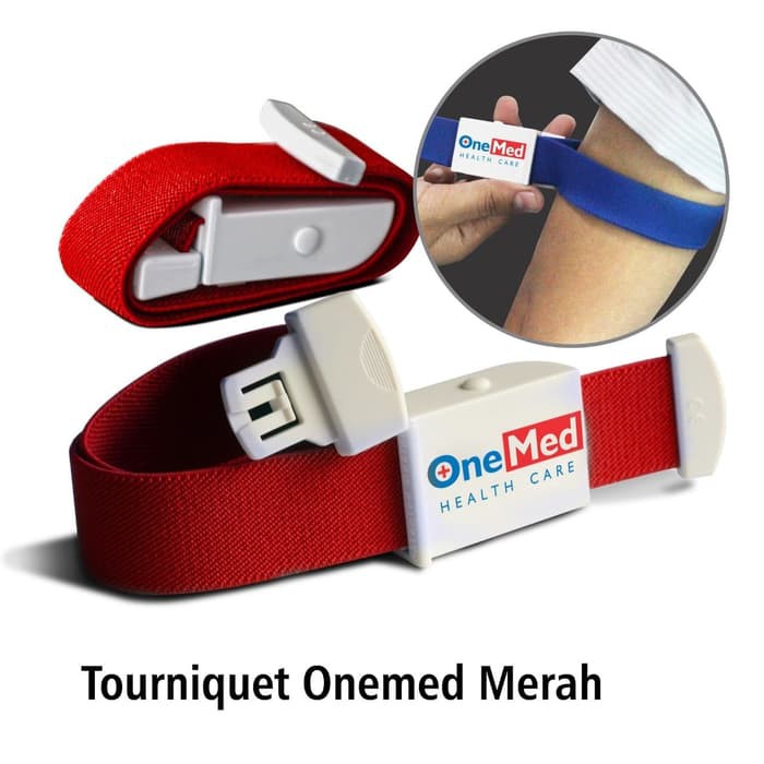 Tourniquet Onemed Warna Merah