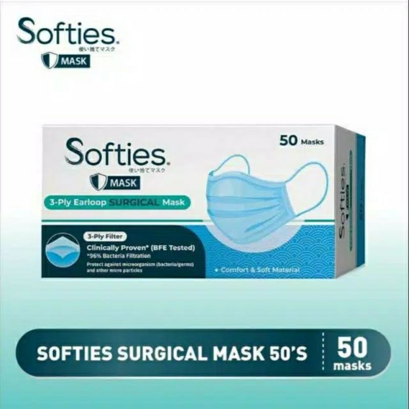 Softies surgical Mask Masker 50pcs