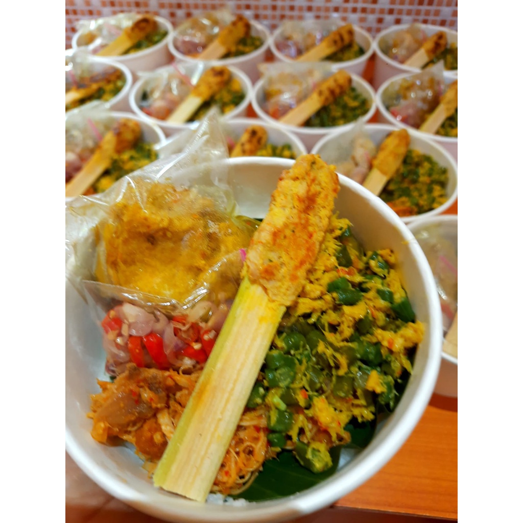 

Rice bowl nasi campur Bali