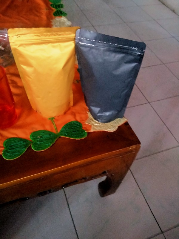 Flat Bottom Aluminium Foil Warna 750 Gram Kemasan Kopi Kpack Isi 50